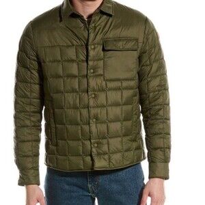 NWT Save The Duck Men's Quilted Titan Dusty Olive Shirt Jacket OEKO-TEX Large